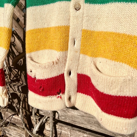 Rare Vintage Polo Ralph Lauren Hudson Bay Knit Sweater - Picture 5 of 14